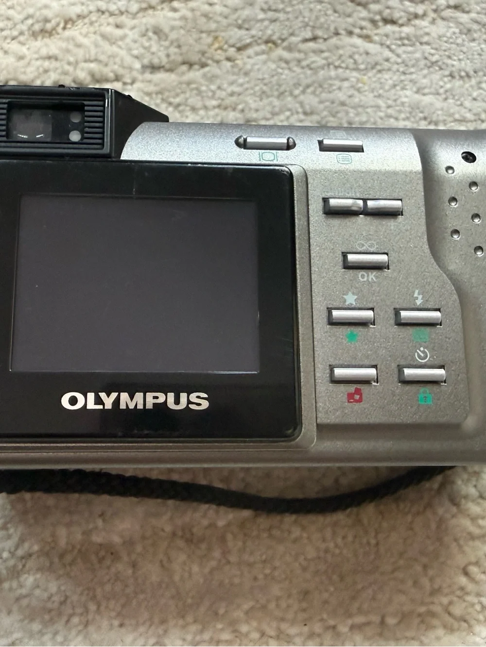 Olympus Camedia D-450 Zoom 1.3MP Vintage Digital Camera Y2K Digicam Untested